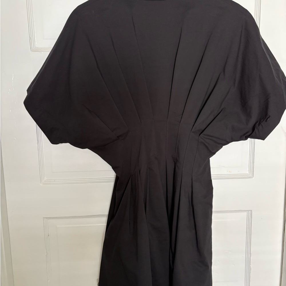 Anthropologie Tobie Mini Shirt Dress by Exquisite in Black - Picture 5 of 5